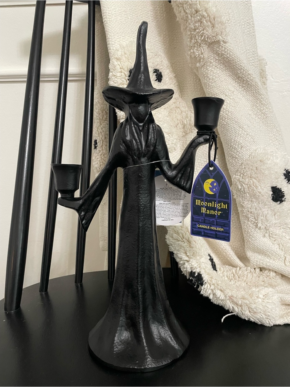 Moonlight Manor Witch Candle Holder Halloween 2026